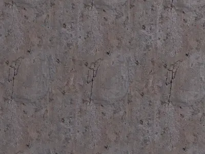 Damaged Concrete Floor PBR Texture