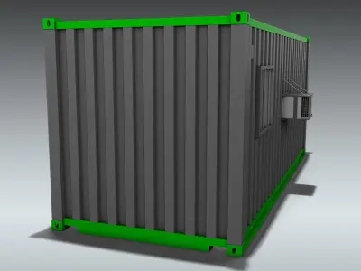 Shipping Container Office or Home 3D model