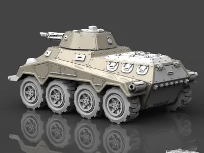 SPMV 234 LOTHAR APC AFV SPM MRL SPAAG 3D print model