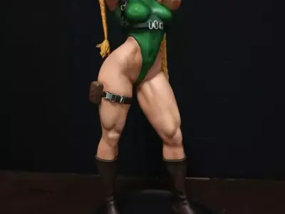 Cammy Street Fighter - 2 outfits - 3D Printable Model- STL 3D print model