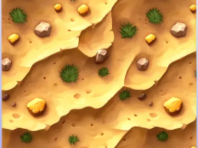 Stylized Ground Seamless Texture Texture