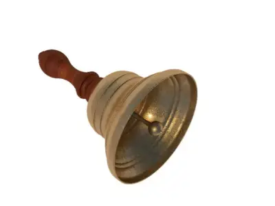 3D Hand Bell Brass 3D model