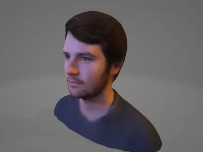 Character No 12  Not Rigged 3D model Low-poly 3D model