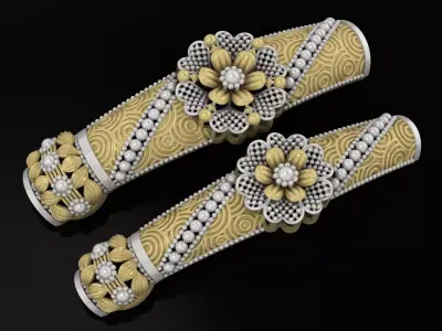 NEW 26 INDIAN BANGLES COMPLETE LOT 3D print model