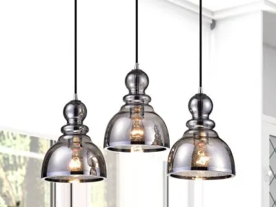 Kaci Light Cluster Dome Pendant 3D model