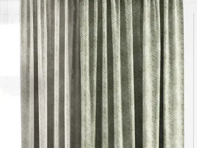 Curtain Set 17 3D model