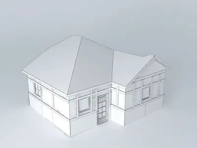 European Cottage Free 3D model