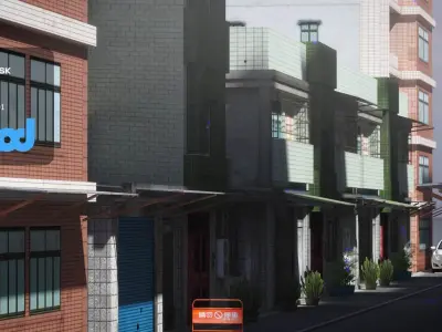 TW Street 006 3D model