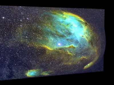 Running Chicken Nebula 3D model