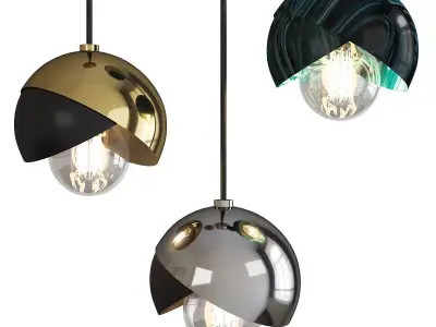 Emma Pendant Light Low-poly 3D model