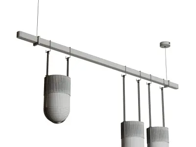 Dario Linear pendant light 3D model