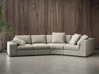 Exclusif Sofa Composition L 3D model