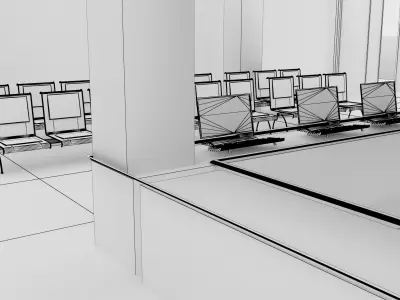 Hospital Entrance Floor 3D model