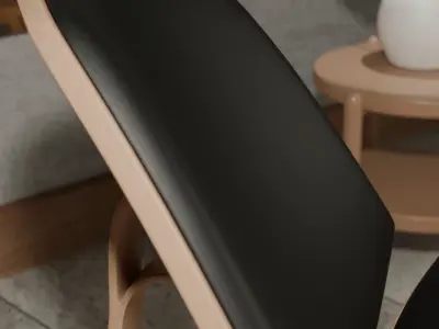 Archviz Single Seat  1 Basic Scene and Lighting 3D model
