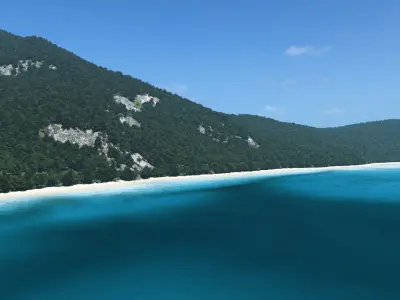 Landscape Tropical Islands Low-poly 3D model