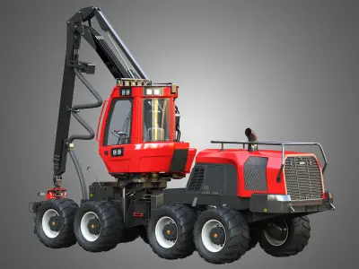 Komatsu - 931 Forestry Harvester 3D model
