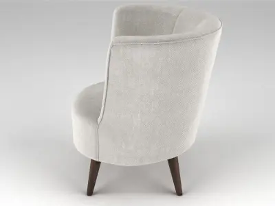 Lulu Scoop Chair 3D model