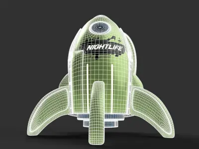 Futuristic Bag 3D model