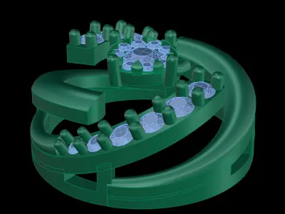 light weight Earring-27 3D print model purchase