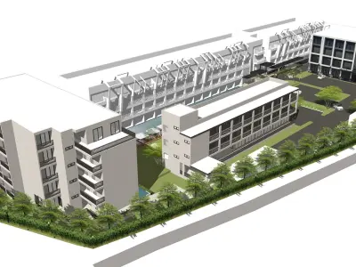 HOTEL IN PHUKET 3D model