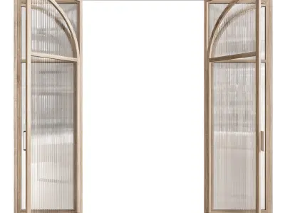 Batiik Studio door 3D model