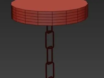 Crystorama hanging lamp 3D model