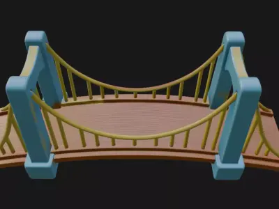 Pixar Bridge 3d Model 3D model