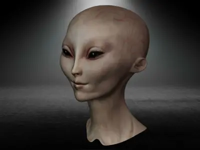 Alien Lady 3D model