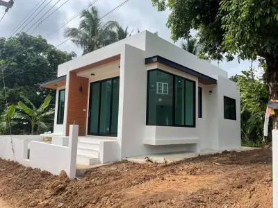 small town home sketchup modal Low-poly 3D model