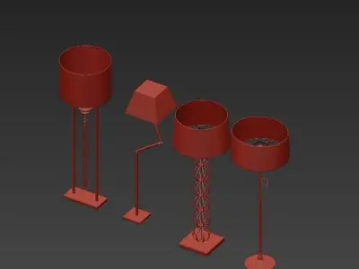 Heathfield Floor Lamp 3D model