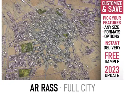 Ar Rass Low-poly 3D model