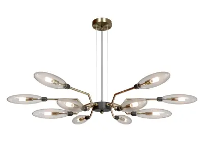 Hanging chandelier Ventura MOD012CL-12G 3D model