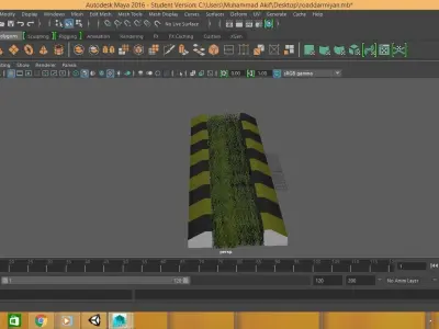 road divide Free 3D model