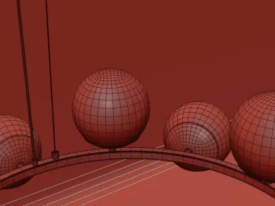 Chandelier Odeon light 3D model