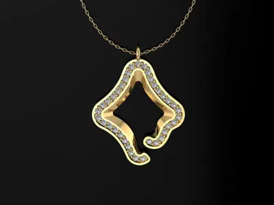 Pendant P096 3D Print Model 3D print model