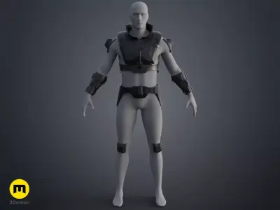 Glossu Rabban Harkonnen armor - Dune 3D print model