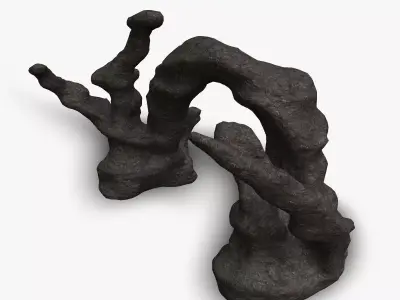 Cave Arch - Base Low-poly 3D model