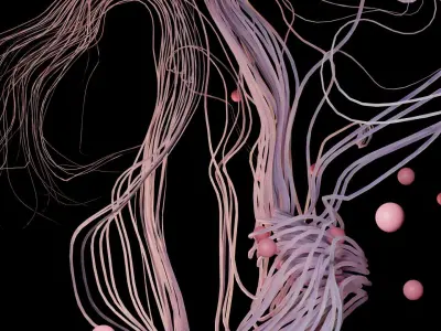 Abstract Curve V1 3D model