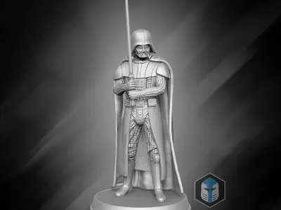 Darth Vader Figurine - Unforgiving 3D print model