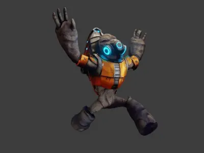 Halo Grunt Low-poly 3D model