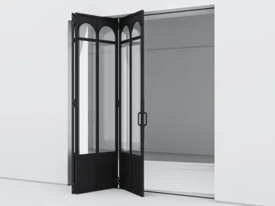 Aluminium door 337 3D model