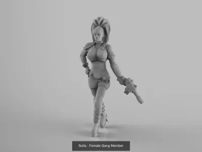House Bellamorte - Female Gang 3D Model Pack