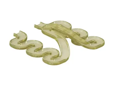 Transparent Baby Racetrack Toy 3D model