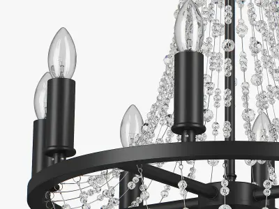 744088 Castello Lightstar Chandelier 3D model