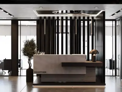 Modern Office 2 Interior  3D model