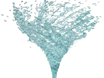 10 Water Splash Vol 8 3D model