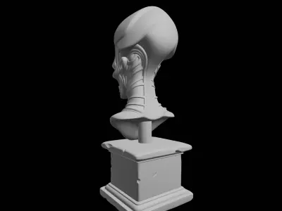 Alien Scout Helmet Recon Headgear Prop 3D print model