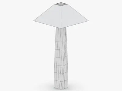 1428 - Floor Lamp Low-poly 3D model