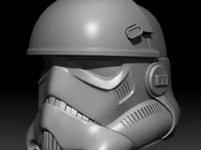 Mimban Trooper Figure Custom One12 Scale STL 3D print model