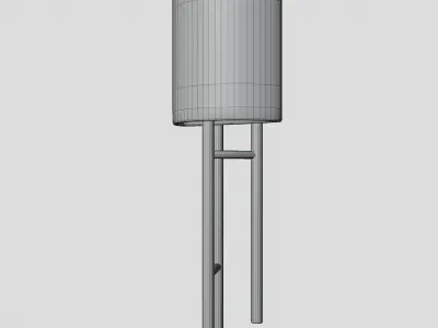 Modern Wall Lighting Low-poly 3D model